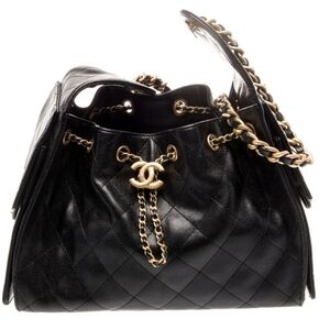 Chanel Hobo Handbag Spring/Summer 2025 Collection by Virginie Viard Black